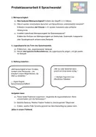 Vorschau - Arbeitsblätter - Probearbeit II Sprache im Wandel - Seite 1