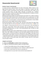 Vorschau - Arbeitsblätter - Klassenarbeit Sprachwandel + EWH (Erwartungshorizont) - Deckblatt
