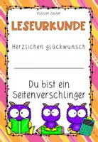 Vorschau - Bildkarten - Leseurkunde für Monsterklasse - Seite 3