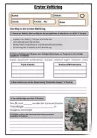 Vorschau - Klassenarbeiten - Erster Weltkrieg - Lernnachweis - Klassenarbeit - Seite 3
