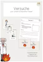 Vorschau - Unterrichtsreihen - Unterrichtsreihe Feuer: Versuche - Deckblatt