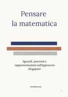 anteprima - Materiale di supporto/inclusione - Pensare la matematica - Sguardi, processi e rappresentazioni nell’approccio Singapore - Pagina di copertina