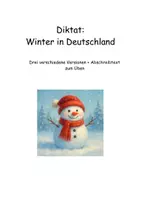 Vorschau - Arbeitsblätter - Diktat Klasse 4 Winter in Deutschland - Deckblatt
