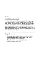 Vorschau - Arbeitsblätter - Diktat Klasse 4 Winter in Deutschland - Seite 1