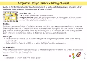 Vorschau - Spiele - Kooperatives Brettspiel: Fasching / Fasnacht / Karneval - Seite 1