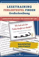 Vorschau - Fördermaterial/Inklusion - Schreibschrift: Silvestertraditionen weltweit: Fehlerteufel Lesekarten Großschreibung - Seite 1