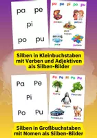 Vorschau - Arbeitsblätter - Spielerisch Lesen lernen – Mit farbigen Silbenkarten für Vorschule und Grundschule - Seite 2