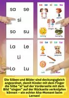 Vorschau - Arbeitsblätter - Spielerisch Lesen lernen – Mit farbigen Silbenkarten für Vorschule und Grundschule - Seite 3