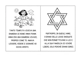 anteprima - Altro tipo di materiale - La storia di Anna Frank - libricino da stampare - Pagina 2