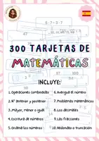 Vista previa - Juegos / Gamificación - 300 tarjetas para trabajar las MATEMÁTICAS - Portada