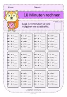 Vorschau - Arbeitsblätter - 10 Minuten Rechnen 2: ZR 100 - Seite 3