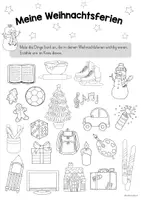 Vorschau - Arbeitsblätter - Erzählblatt "Meine Weihnachtsferien" - Seite 2