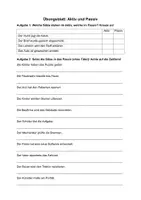 Vorschau - Arbeitsblätter - Aktiv-Passiv-Paket: Übungen zu allen Zeitformen - Deckblatt