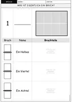 Vorschau - Arbeitsblätter - Was ist eigentlich ein Bruch - Merkeintrag mit Lösungen (Brüche) - Seite 2