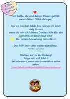Vorschau - Mal- und Bastelvorlagen - Das Komplimente-Kleeblatt 🍀 – Soziales Lernen - Wertschätzung - Schreibanlass für Klasse 2–4 | Wir schenken uns Glück | Freebie - Seite 2