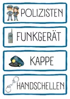 Vorschau - Bildkarten - Begriffe Thema Polizei - Seite 1