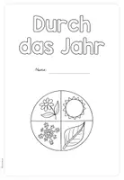 Vorschau - Unterrichtsreihen - Durch das Jahr - Arbeitsblätter für die 1./2. Klasse - Seite 3