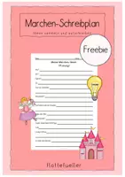 Vorschau - Arbeitsblätter - Märchen-Schreibplan (Freebie) - Deckblatt