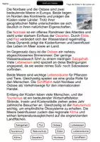 Vorschau - Arbeitsblätter - Nord- und Ostsee | Lückentext | Erdkunde | Meere | Mitteleuropa - Seite 2
