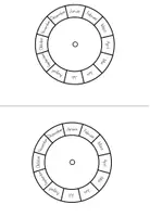 Vorschau - Mal- und Bastelvorlagen - Rund ums Jahr - Ewiger Kalender - Drehscheibe - Seite 3