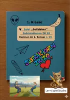 Vorschau - Spiele - Spiel "Seilziehen" subtrahieren ZR 20 (ohne Zehnerunterschreitung/ Rechnen im 2. Zehner) - Deckblatt