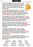 Vorschau - Arbeitsblätter - Wüsten | Lückentext | Erdkunde | Trockengebiete | Klima - Seite 2