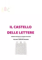 anteprima - Materiale di supporto/inclusione - il castello delle lettere - dal maiuscolo al minuscolo - Pagina di copertina
