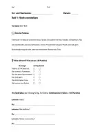 Vorschau - Arbeitsblätter - Deutsch A1 Test DAZ - Seite 1