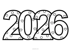 Vorschau - Arbeitsblätter - 2026 Doodle Vorlage zum Ausfüllen im Neujahr - Seite 2