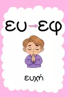 Προεπισκόπηση - Υποστηρικτικό υλικό / Ειδική αγωγή - Αφίσες με τα δίψηφα φωνήεντα - Α' Δημοτικού - Σελίδα 3