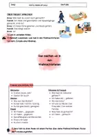 Vorschau - Arbeitsblätter - Über die Weihnachtsferien sprechen (DaF/DaZ - A1/A2) - Seite 1
