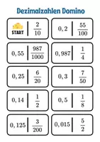 Vorschau - Spiele - Dezimalzahlen-Domino - Deckblatt