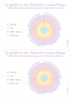 Vorschau - Arbeitsblätter - Zielscheibe Feedback - Seite 1