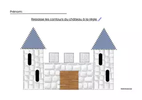 Aperçu - Apprentissages en autonomie - Repasser à la règle — Château GS - Page de couverture