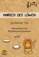 Vorschau - Stundenentwürfe - Marsch des Löwen - Karneval der Tiere - Mitspielsatz ~ Grundschule Musik - Deckblatt