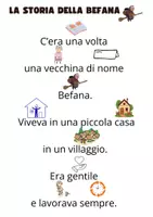 anteprima - Materiale di supporto/inclusione - STORIA DELLA BEFANA - Pagina di copertina