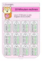 Vorschau - Arbeitsblätter - 10 Minuten rechnen 2 Rechenhäuser ZR 100 - Seite 2