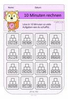 Vorschau - Arbeitsblätter - 10 Minuten rechnen 2 Zahlenmauern ZR 100 - Seite 3
