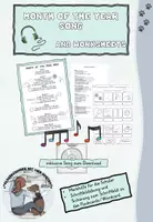Vorschau - Arbeitsblätter - Months of the Year Song – Englisch lernen mit Bewegung | Englische Lieder | Grundschule - Deckblatt