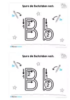 Vorschau - Arbeitsblätter - Mini-Heft zum Buchstaben B/b - Seite 2