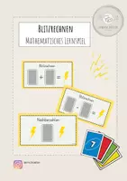 Vorschau - Stationenlernen - Blitzrechnen - Lernspiele für die Mathematik - Deckblatt