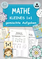 Vorschau - Arbeitsblätter - Arbeitsblätter KLEINES 1x1 gemischte Aufgaben - Deckblatt