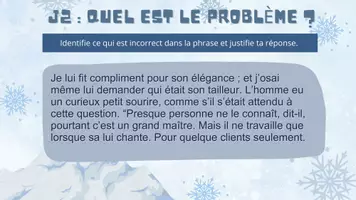 Aperçu - Présentation / Support pour le tableau - Rituel début d'heure français 4e janvier - Page 2