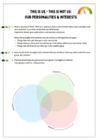 Vorschau - Arbeitsblätter - My personality - Speaking / Sprechen - Seite 1