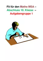 Vorschau - Stundenentwürfe - Schuljahresende - Fit für den Mathe-Abschluss 10. Klasse - Teil 1 - Seite 1