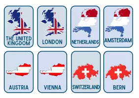 anteprima - Flashcard - European countries and capitals - Pagina 2