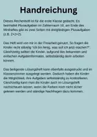 Vorschau - Arbeitsblätter - Miniheft: Addition im ZR 10, Klasse 1 - Seite 2