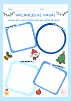 Vista previa - Refuerzo / NEE / Materiales de apoyo - Les meves vacances❄️💙 - página 2