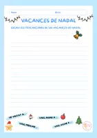 Vista previa - Refuerzo / NEE / Materiales de apoyo - Les meves vacances❄️💙 - página 3