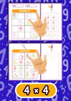 Vorschau - Arbeitsblätter - Zeichen-Sudoku (DGS) – 200 Rätsel mit Handzeichen (Zahlen 1–6) zum Ausschneiden und Einkleben - Seite 1
